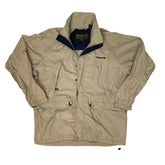 Vintage Y2K beige technical rain coat jacket size XL by Timberland